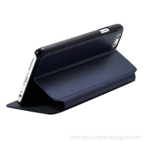 Slim folio leather/stand case for iPhone 6, built-in stand